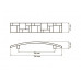Ручка мебельная DS 07/96 G17 NEW матовая латунь