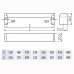 Ручка мебельная стальная UZ-682 inox
