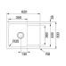 Кухонная мойка FRANKE ORION TECTONITE OID 611-62