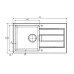 Кухонная мойка FRANKE SIRIUS TECTONITE SID 611-78 Slim