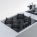 Газовая (варочная) поверхность Franke Crystal FHCR 604 4G HE WH C (106.0374.281)