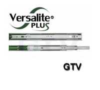 Направляющая телескопическая Versalite Plus полного выдвижения* (с доводчиком) (комплект)